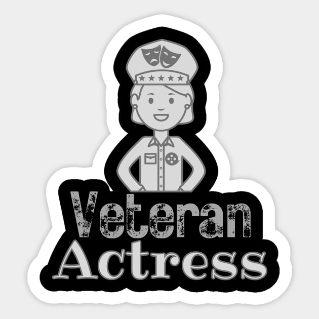 Veteran Actress Sticker by WearablePSA